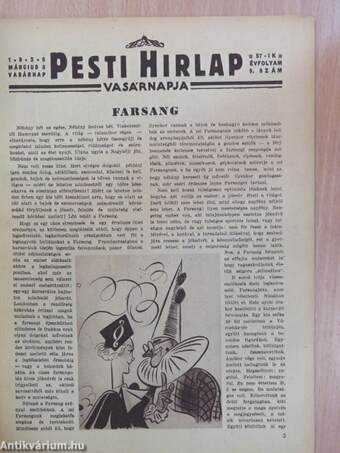 A Pesti Hirlap Vasárnapja 1935. március 3.