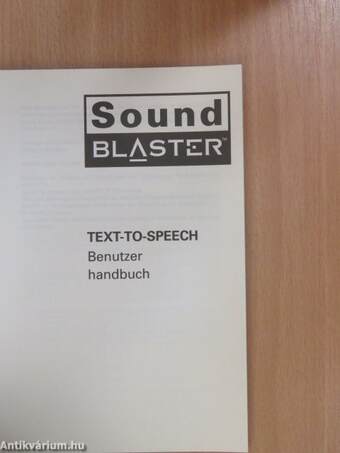 Sound Blaster - Text-to-Speech