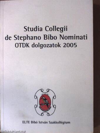 Studia Collegii de Stephano Bibo Nominati