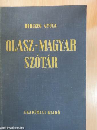 Olasz-magyar szótár