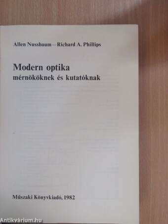 Modern optika