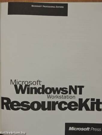 Microsoft Windows NT Workstation Resource Kit 