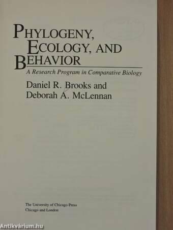 Phylogeny, Ecology, and Behavior