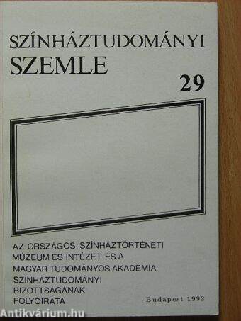 Színháztudományi Szemle 29.