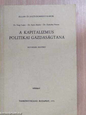 A kapitalizmus politikai gazdaságtana