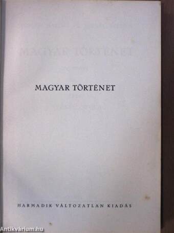 Magyar történet IV.