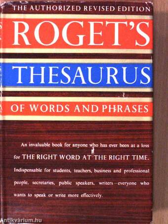 Thesaurus of Words and Phrases