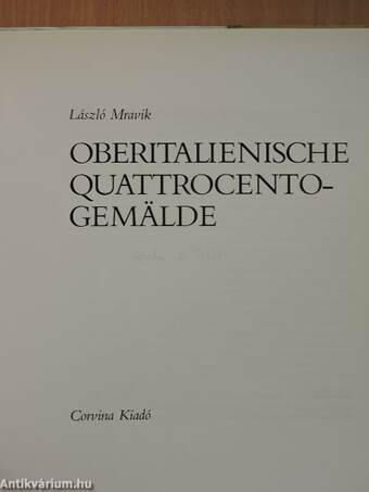 Oberitalienische quattrocento-gemälde