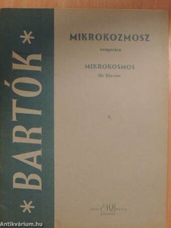 Mikrokozmosz zongorára V.