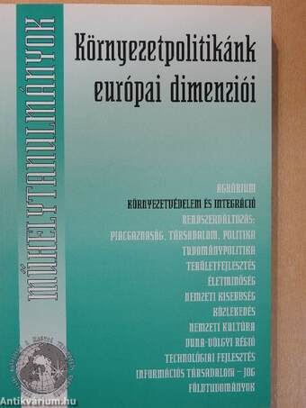 Környezetpolitikánk európai dimenziói