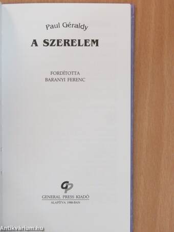 A szerelem