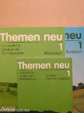 Themen neu 1 - Kursbuch/Arbeitsbuch/Gossar Deutsch-Ungarisch