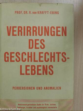 Verirrungen des Geschlechtslebens