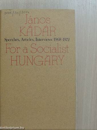 For a Socialist Hungary