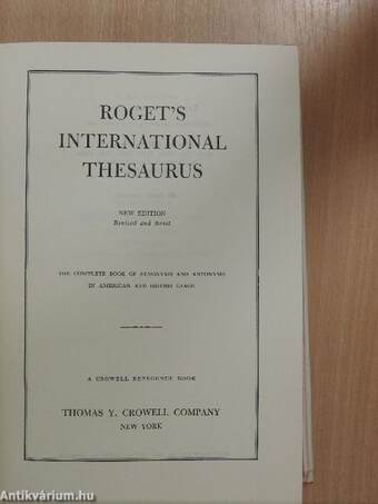 Roget's International Thesaurus