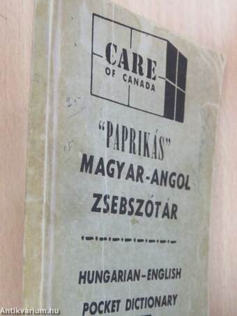 Magyar-angol zsebszótár