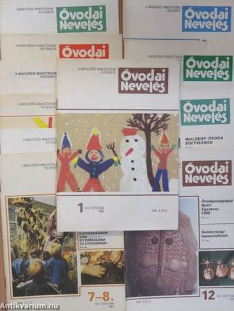 Óvodai nevelés 1989. január-december