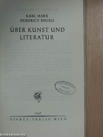 Über Kunst und Literatur