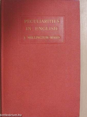 Peculiarities in English