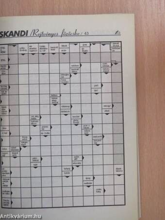 Skandi Rejtvényes főzőcske évkönyve 1997