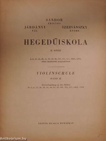 Hegedűiskola II.