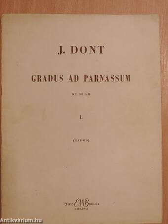 Gradus ad Parnassum I.