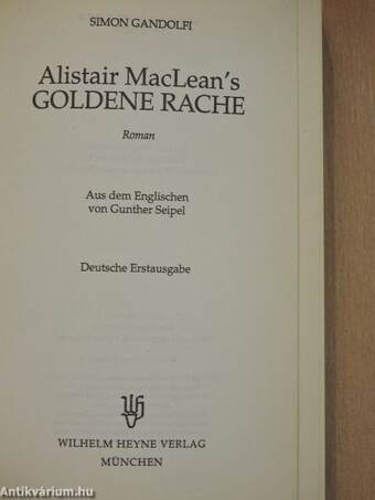 Alistair MacLean's Goldene Rache