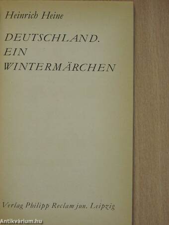 Deutschland. Ein Wintermärchen