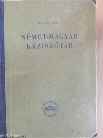 Német-magyar kéziszótár