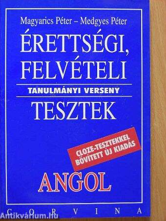 Érettségi, felvételi, tanulmányi verseny tesztek - Angol