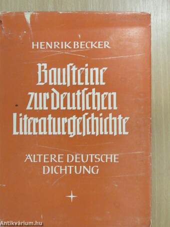 Bausteine zur deutschen Literaturgeschichte