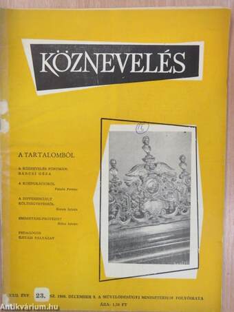 Köznevelés 1966. december 9.