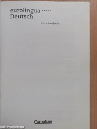 Eurolingua Deutsch - Lernerhandbuch