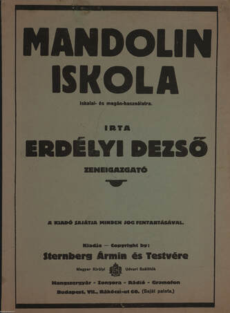 Mandolin iskola