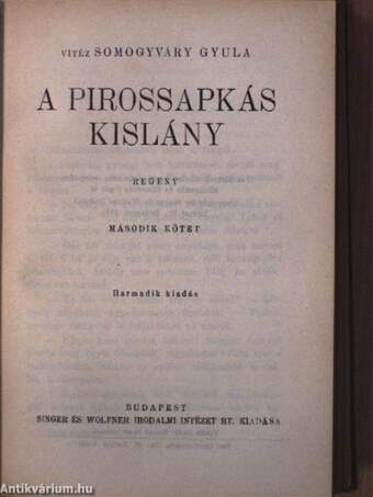 A pirossapkás kislány I-II.