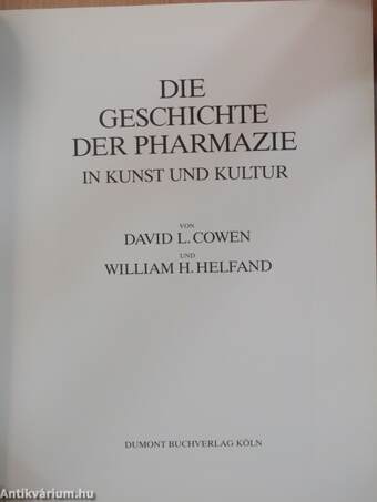 Die Geschichte der Pharmazie in Kunst und Kultur