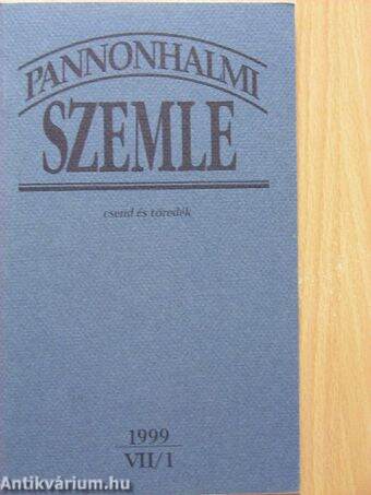 Pannonhalmi Szemle 1999/1.