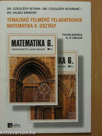 Témazáró felmérő feladatsorok - matematika 6. osztály