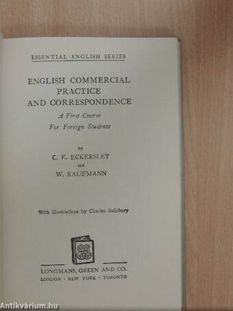 English Commercial Practice and Correspondence