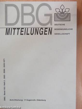 Mitteilungen der Deutschen Bodenkundlichen Gesellschaft 102.