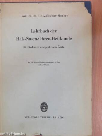 Lehrbuch der Hals-Nasen-Ohren-Heilkunde