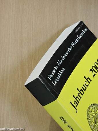 Deutsche Akademie der Naturforscher Leopoldina Jahrbuch 2002