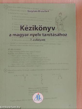 Kézikönyv a magyar nyelv tanításához 7.