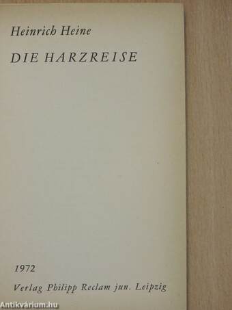 Die Harzreise