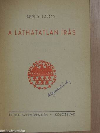 A láthatatlan írás