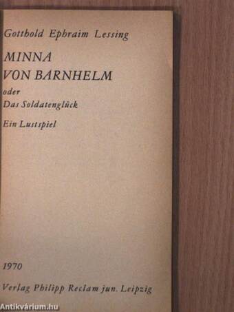 Minna von Barnhelm