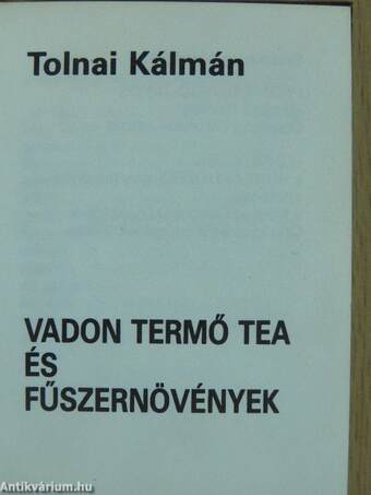 Vadon termő tea és fűszernövények (minikönyv)