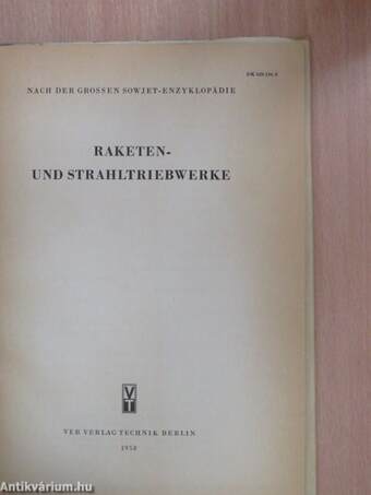 Raketen- und Strahltriebwerke