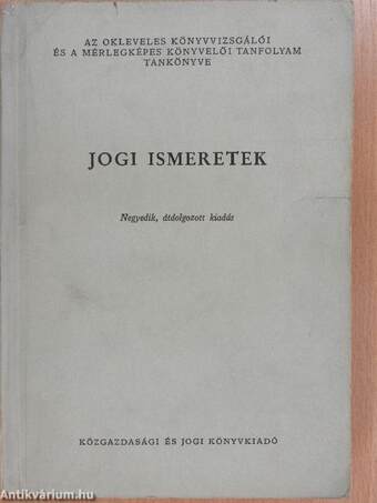 Jogi ismeretek