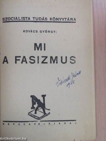 Mi a fasizmus